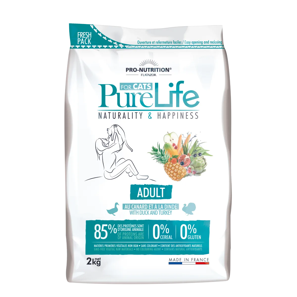 Alimento gatos pure life